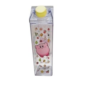 Hot Topic Kirby Snacks Milk Carton Water Bottle 16 Oz Plastic